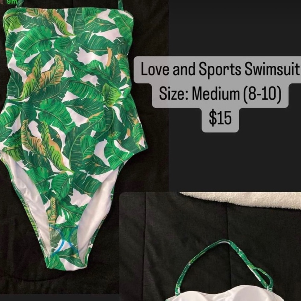 Love and sports Swimsuit, Size: Medium